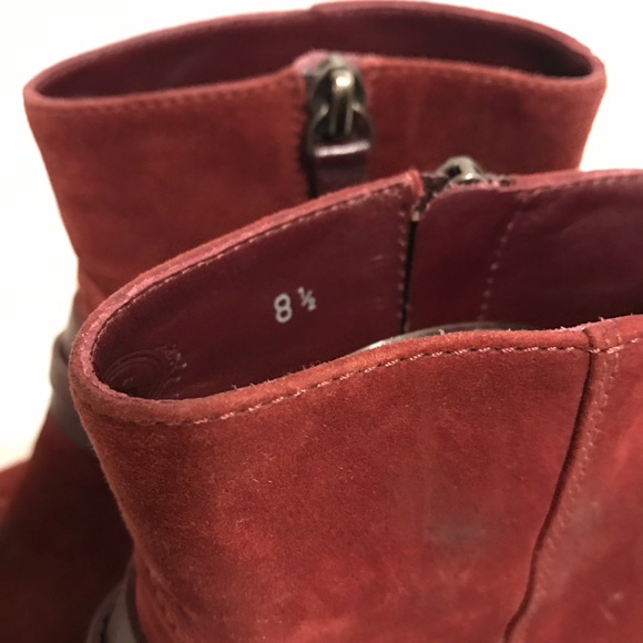 Tod’s suede victorian heel booties pointed 8.5 - Picture 4 of 8